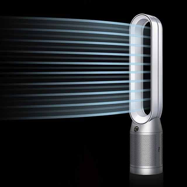 Dyson purifier projecting purified air