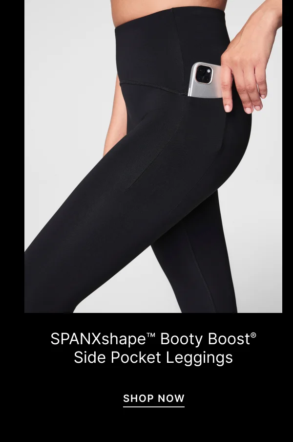 SPANXshape BOOTY BOOST SIDE POCKET LEGGINGS