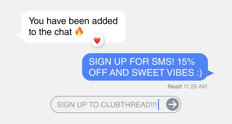 Sign up to club thread