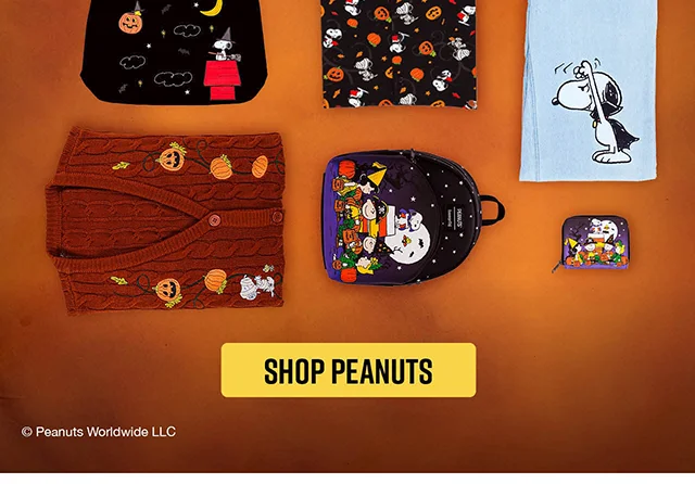 Peanuts. Perfect For The Pumpkin Patch. Shop Peanuts