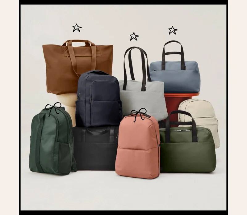 Bags: Gift yourself (or someone you love) the perfect catch-all for work, the airport, and beyond.