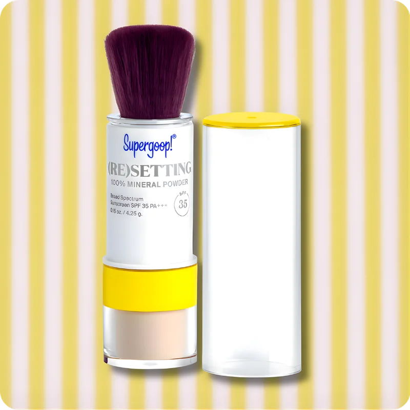 Supergoop resetting SPF powder