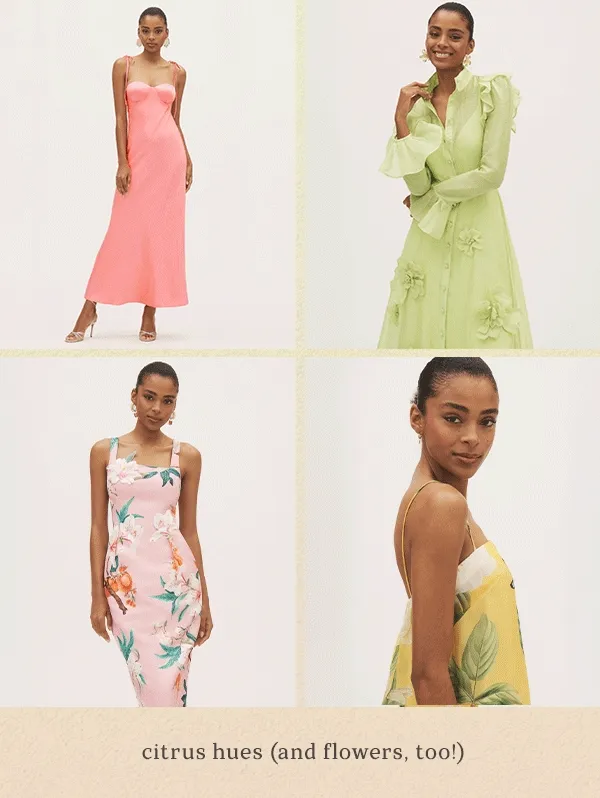 citrus hues (and flowers, too!)
