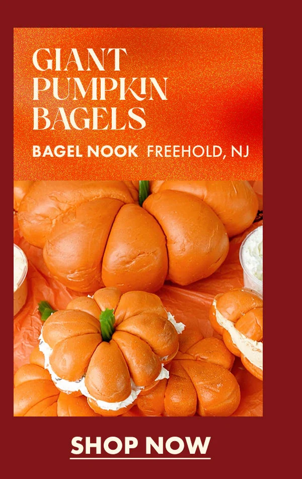 Giant Pumpkin Bagels Giant Pumpkin Bagels