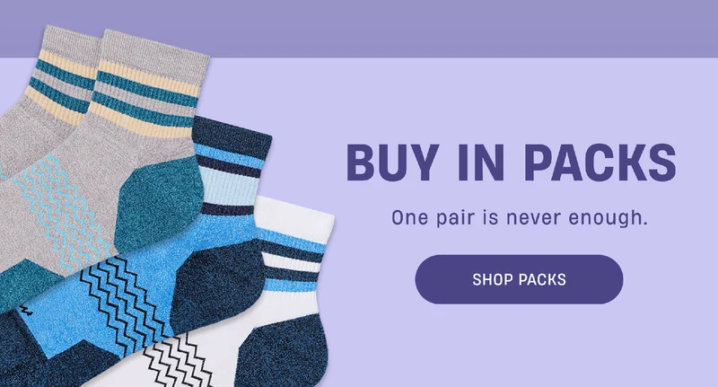 Buy in Packs | One pair is never enough. | Shop Packs