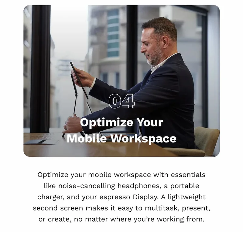 Optimize your Mobile Workspace