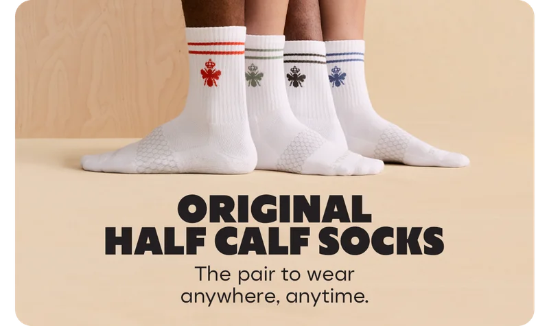 ORIGINAL HALF CALF SOCKS | The pair to wear anywhere, anytime.