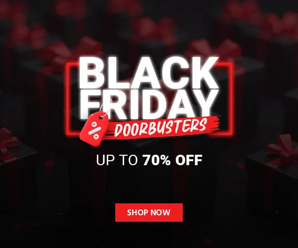 Black Friday Doorbusters Up to 70% OFF Shop Now