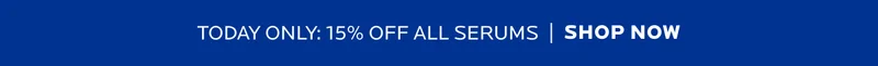 15% OFF ALL SERUMS