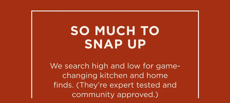 So Much To Snap Up