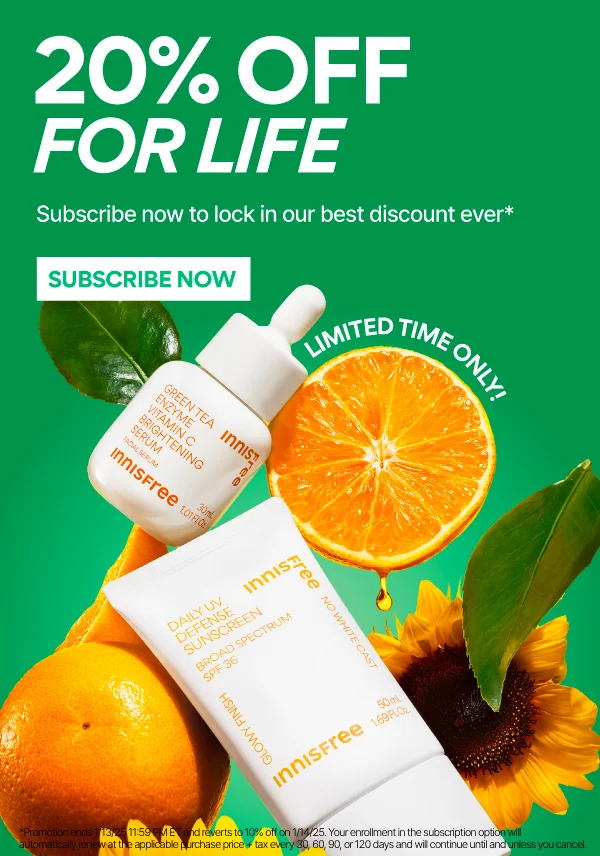 SUBSCRIBE FOR 20% OFF FOR LIFE
