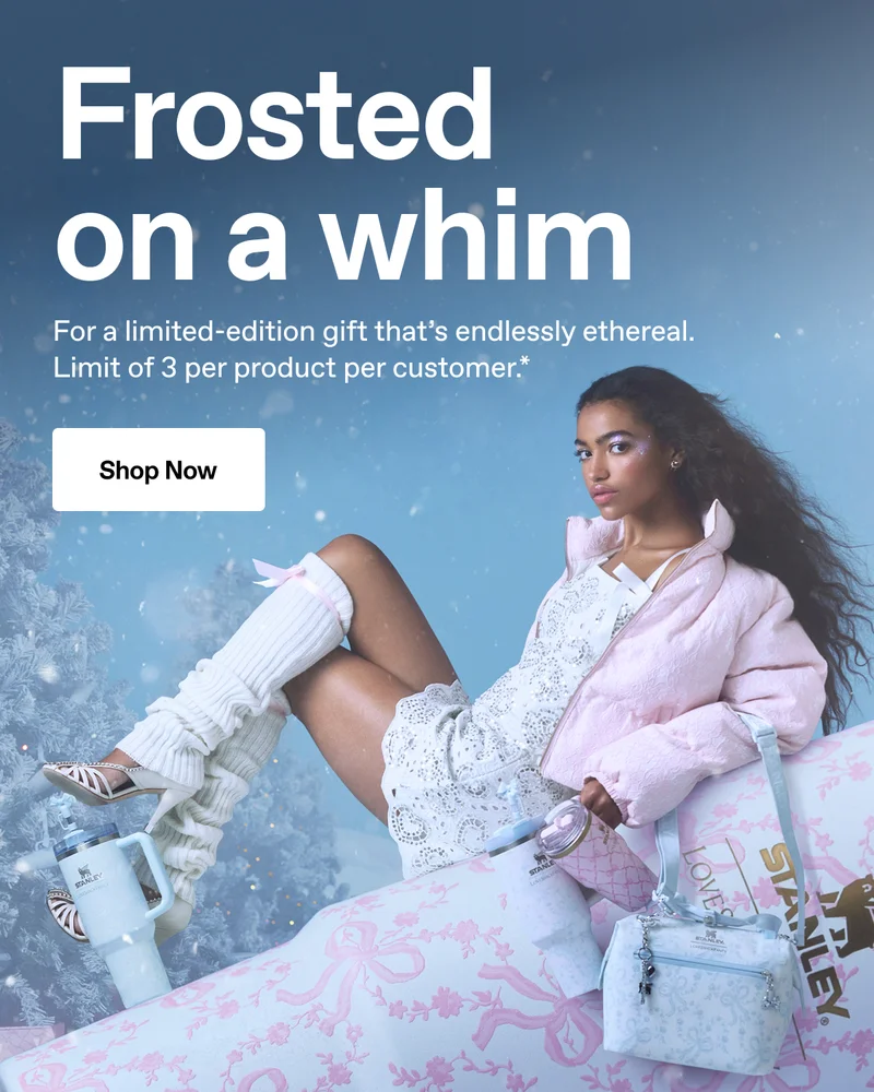 Frosted on a whim. For a limited-edition gift that's endlessly ethereal. Limit 2 per product type per customer.* Shop Now.