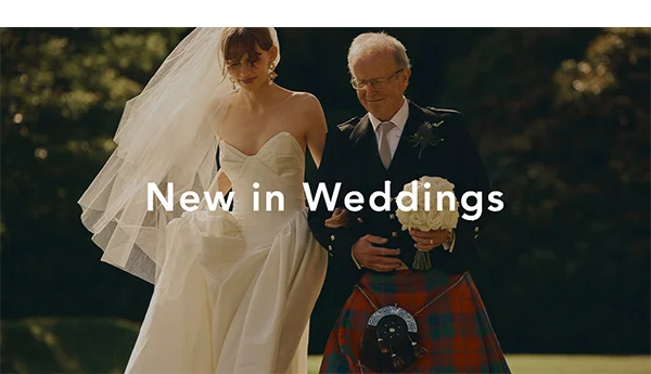 new in weddings