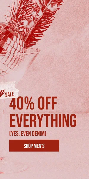 40% off Sitewide Shop Men's