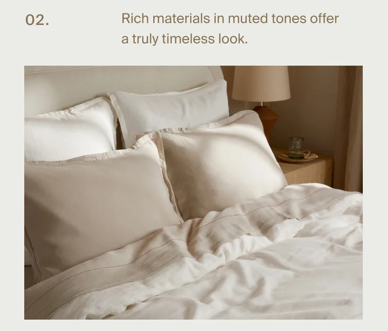 Styling Heirloom TENCEL Linen with Bone and White