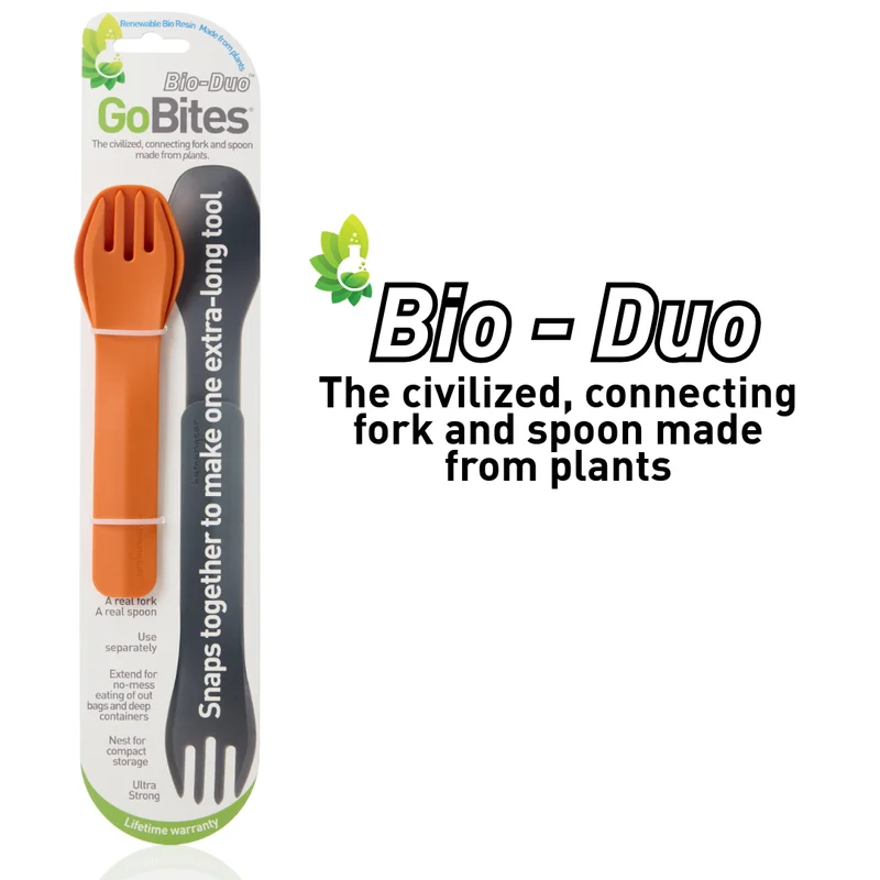 Bio-Duo The civilized, connecting fork and spoon made from plants