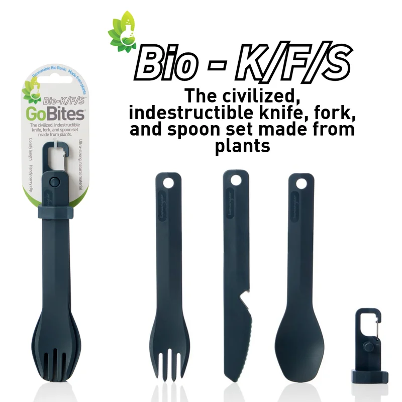 Bio - K/F/S The civilized, indestructible knife, fork, and spoon set made from plants.