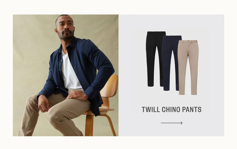 Twill Chino Pants