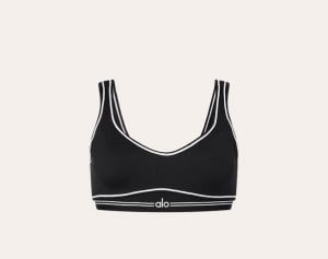Airbrush Heart Throb Bra - Black