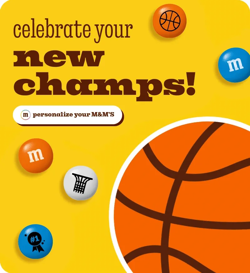 PERSONALIZE YOUR M&M'S