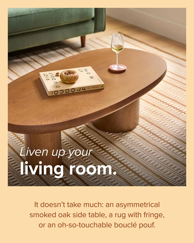 Liven up your living room.