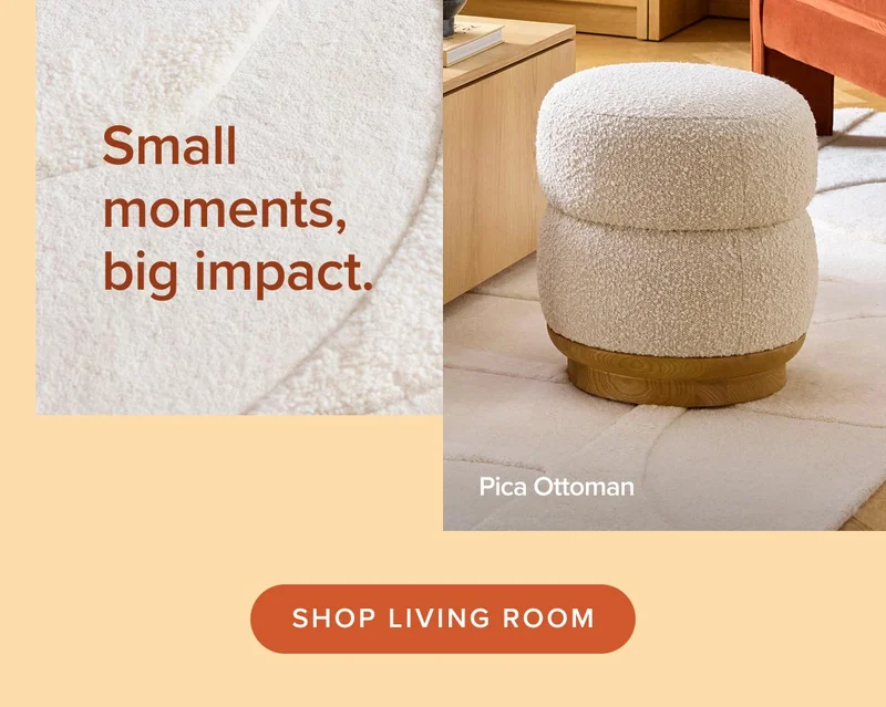 Small moments, big impact: shop living room.