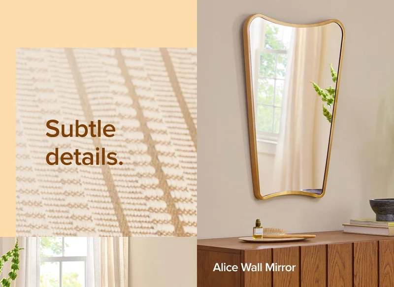 It’s your most private space, so decorate it accordingly with atypical mirrors, memorable rugs or a velvet lounger.