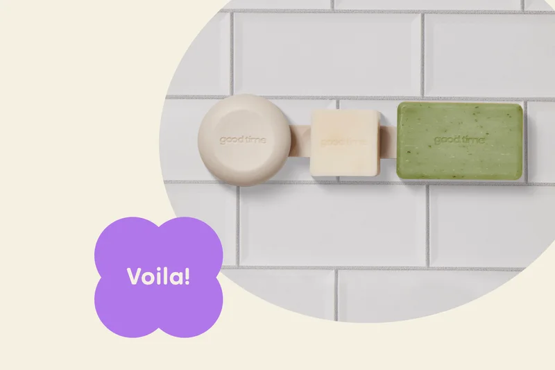 Voila! Your Good Time Bars are good to go on the wall.