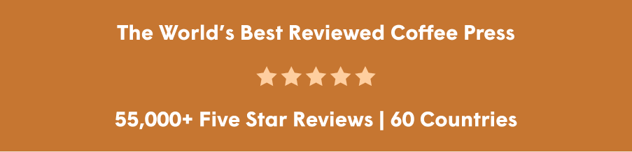 55,000+ five star reviews, 60 countries
