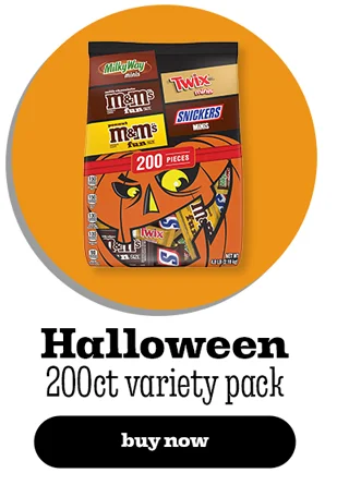 HALLOWEEN 200CT VARIETY PACK