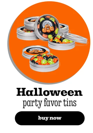 HALLOWEEN PARTY FAVOR TINS