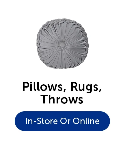Pillows, Rugs, Throws