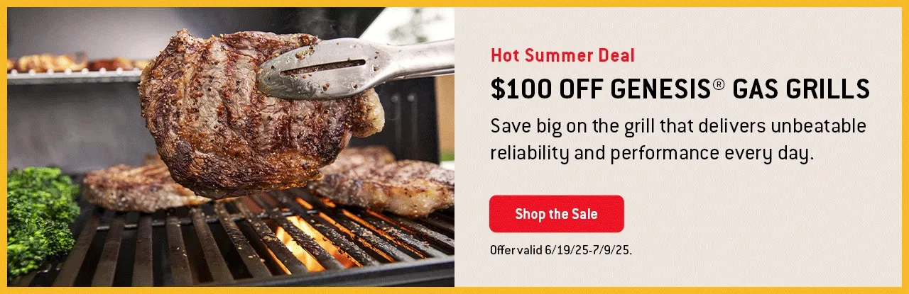 $100 Off Genesis® Gas Grills
