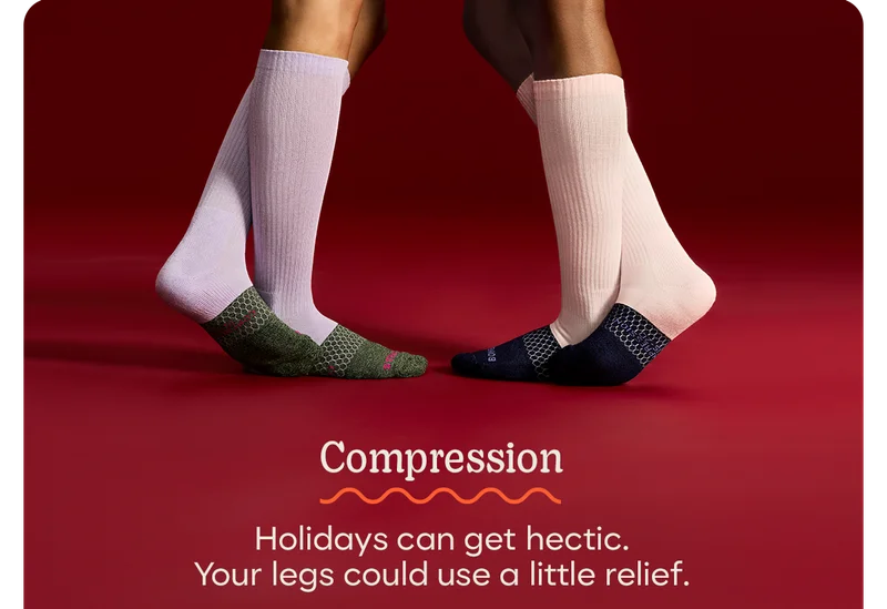 Compression | Holidays can get hectic. Your legs could use a little relief.