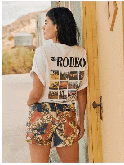Women's Wrangler® Print Cowboy Short