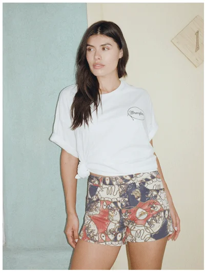 Women's Wrangler® Print Cowboy Short