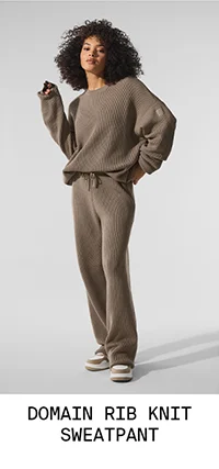 Domain Rib Knit Sweatpant