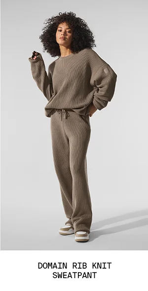 Domain Rib Knit Sweapant