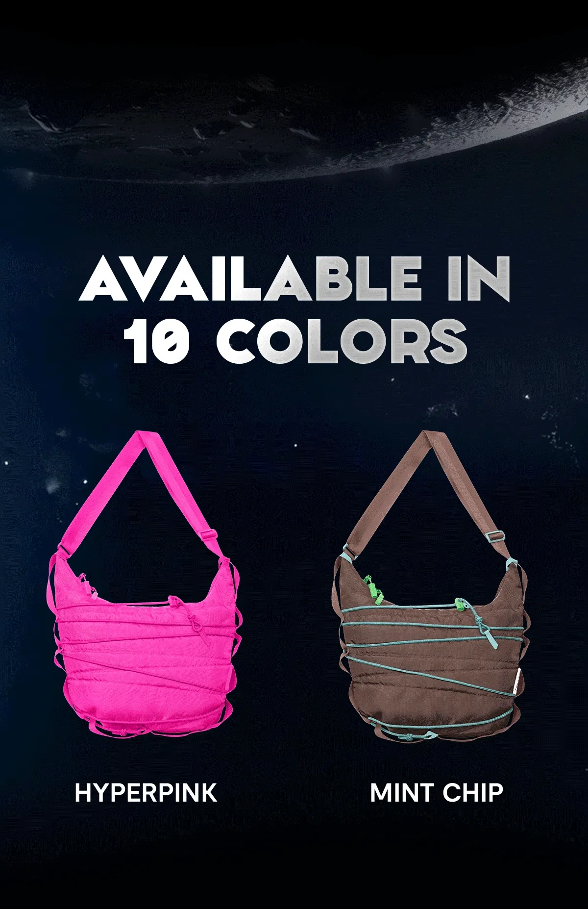 Moonbag available in 10 colors