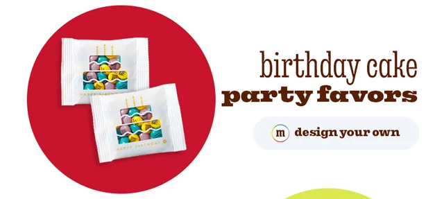 BIRTHDAY CAKE PARTY FAVORS