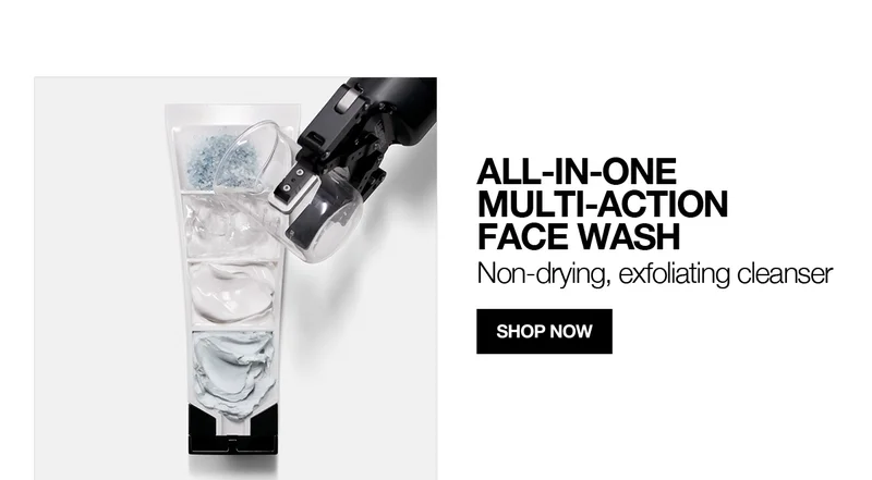 ALL-IN-ONE MULTI-ACTION FACE WASH | Non-drying, exfoliating cleanser | SHOP NOW