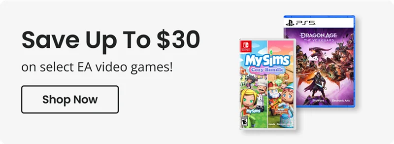 Save Up To $30 on select EA video games! Shop Now