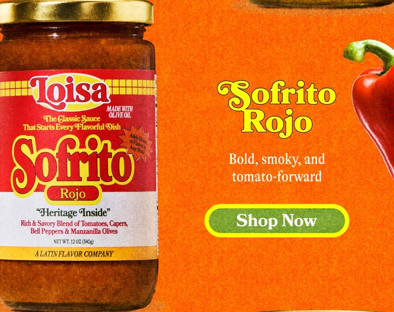 Sofrito Rojo Bold, smoky, and pepper-forward. SHOP NOW
