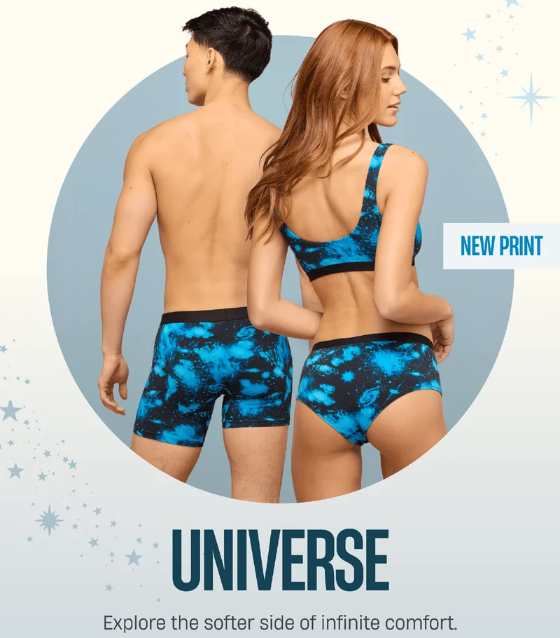 New Print | Universe Explore the softer side of Infinite comfort