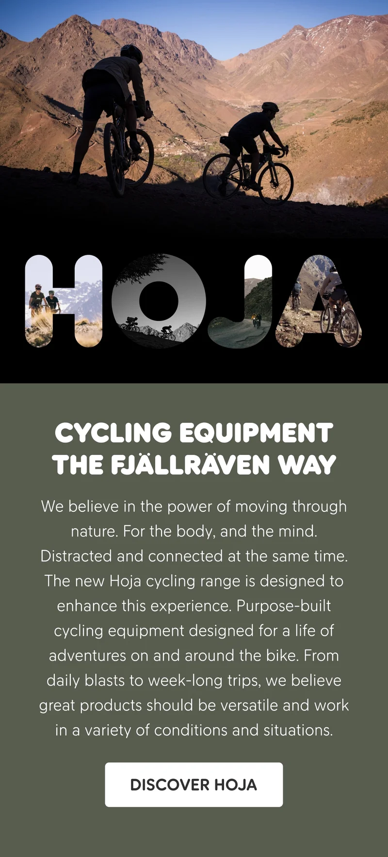 Cycling equipment the fjällräven way