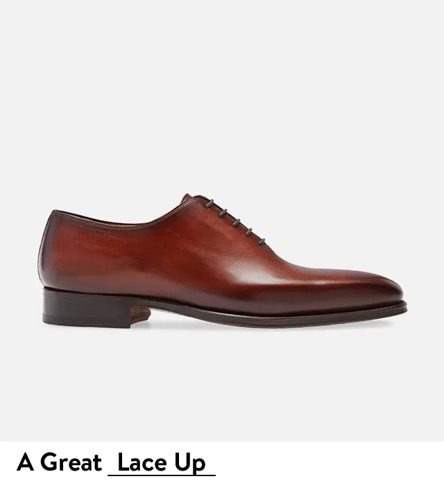 Lace-up shoe. Oxford dress shoe. Tassel loafer. Slip-on loafer. Chelsea boot.