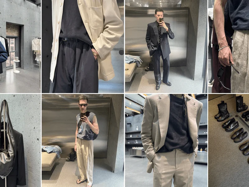 An inside look at the SSENSE store in Montreal.
