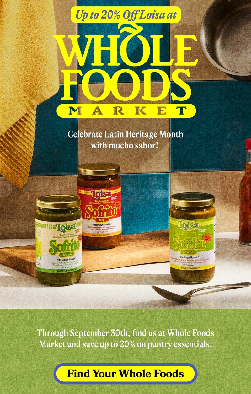 Meet the Sofritos  Every great dish starts with Sofrito, and ours come in three craveable varieties, made with real, organic ingredients. GET THE TRIO