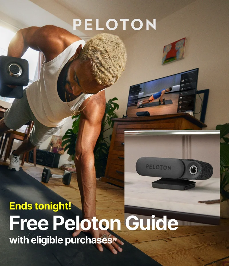 Ends tonight! Free Peloton Guide with eligible purchases