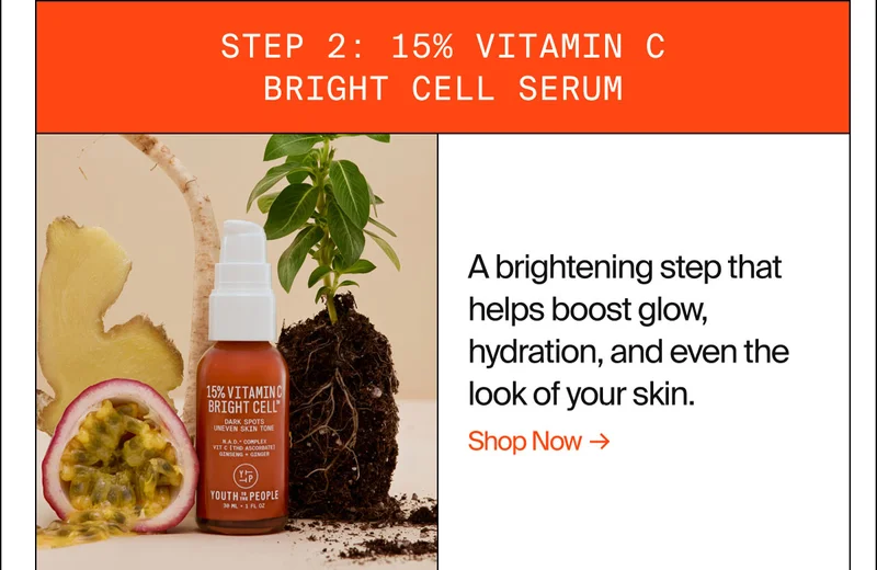 STEP 2: 15% VITAMIN C BRIGHT CELL SERUM